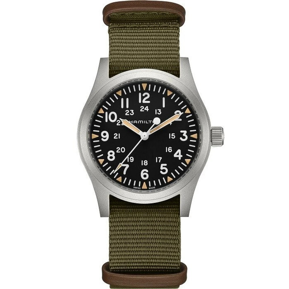 Khaki Aviation Pilot Pioneer Black Dial 42 MM Mechanical H69529933