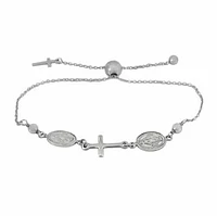 Sterling Silver With Rhodium