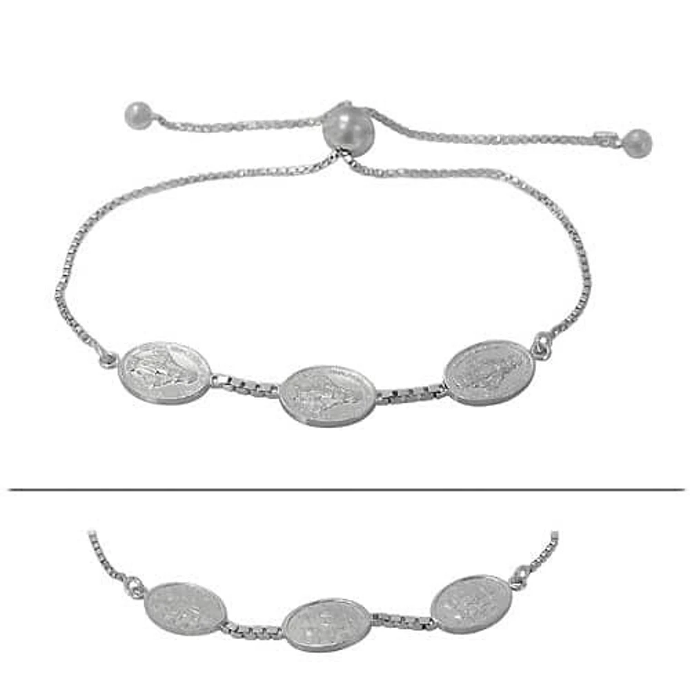 Sterling Silver With Rhodium