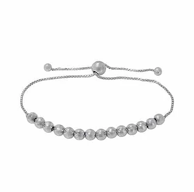 Sterling Silver With Rhodium