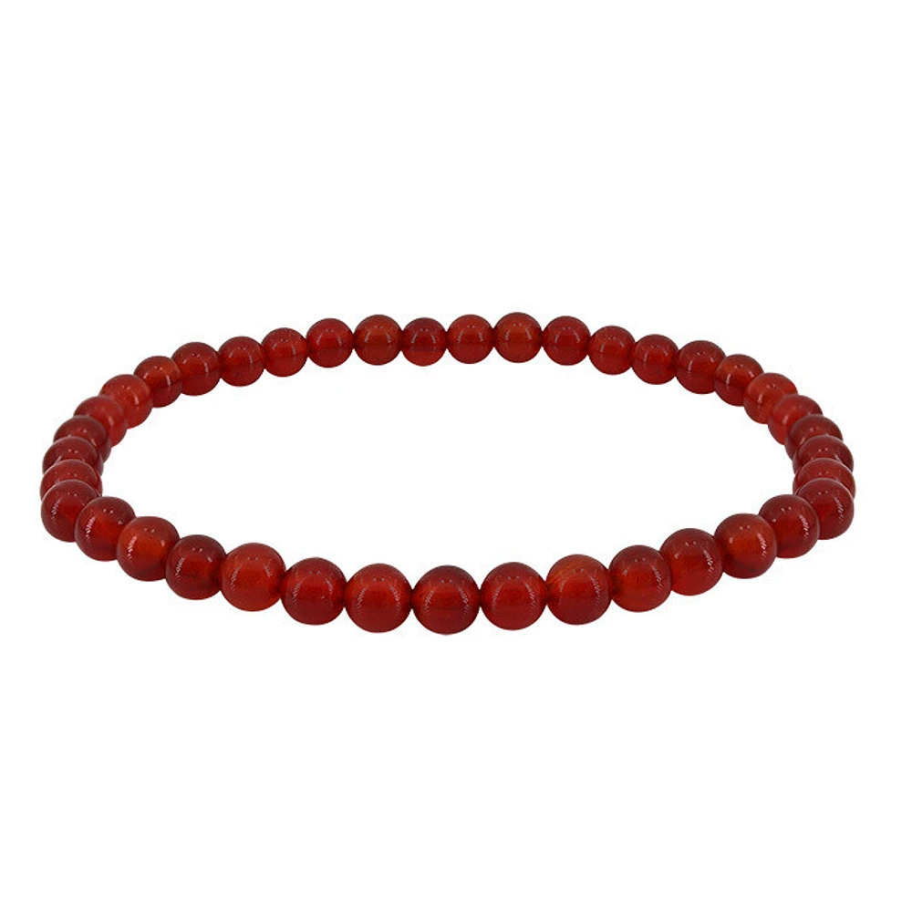 Carnelian Elastic Bracelet