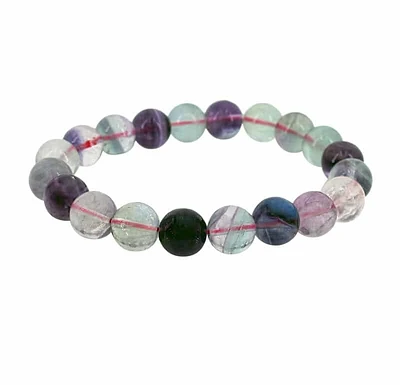 Fluorite Elastic Bracelet