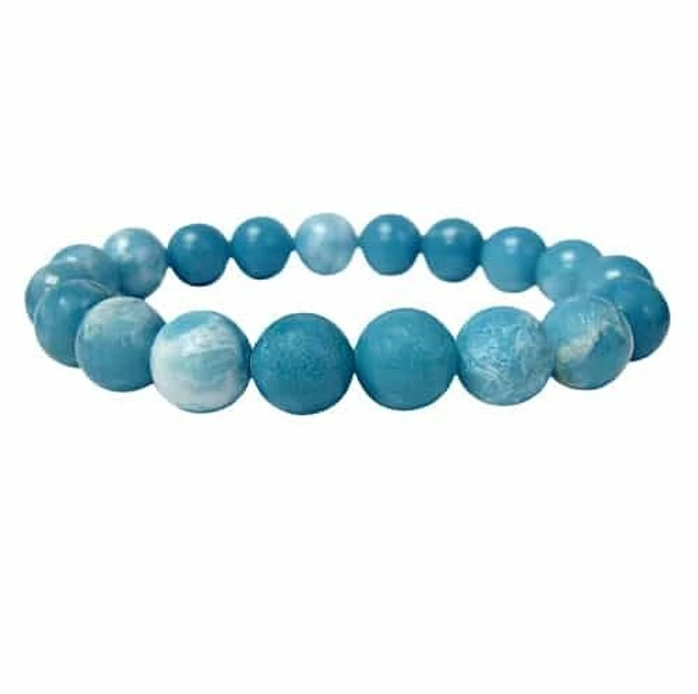 Emulated Larimar Elastic Bracelet