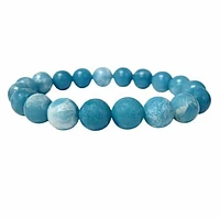 Emulated Larimar Elastic Bracelet