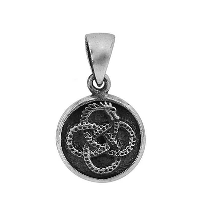 Sterling Silver, Snake Pendant