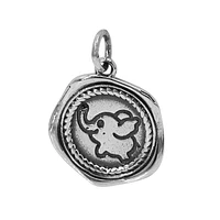 Sterling Silver, Elephant Pendant