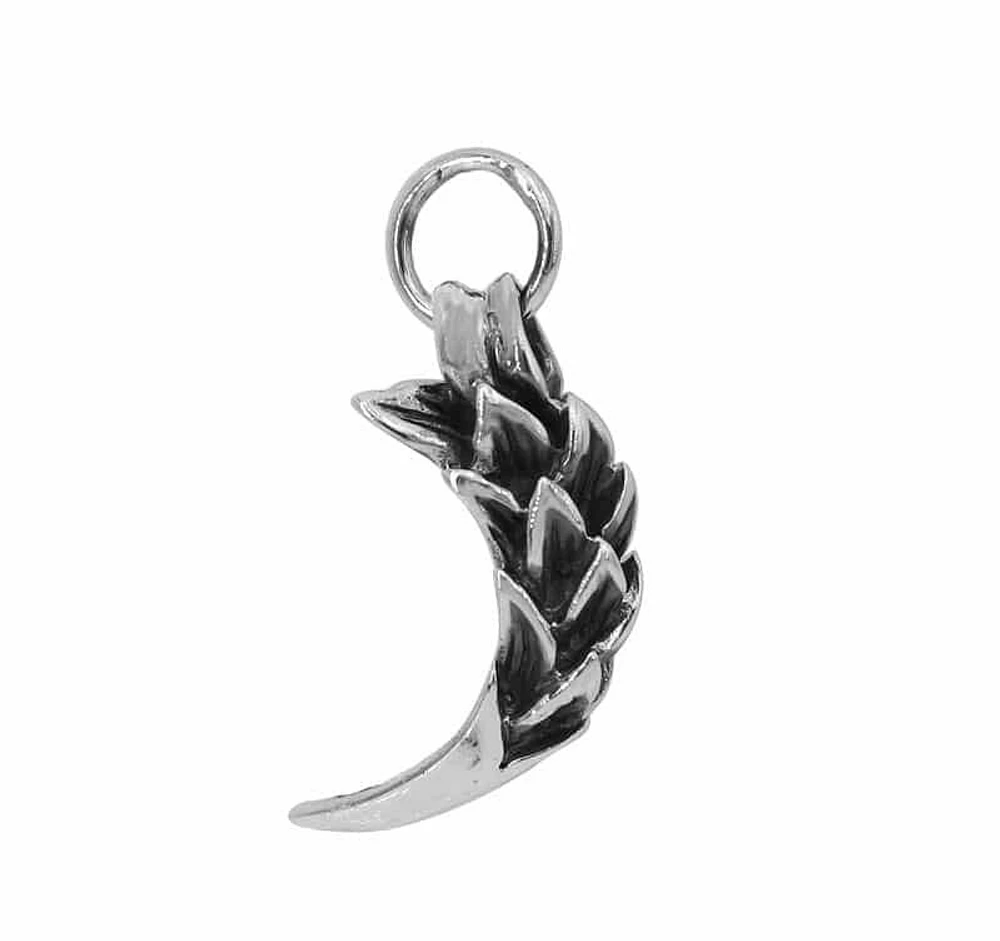 Sterling Silver, Hook Pendant, 26X20mm