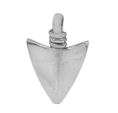 Sterling Silver, Arrow Pendant, 19X15mm