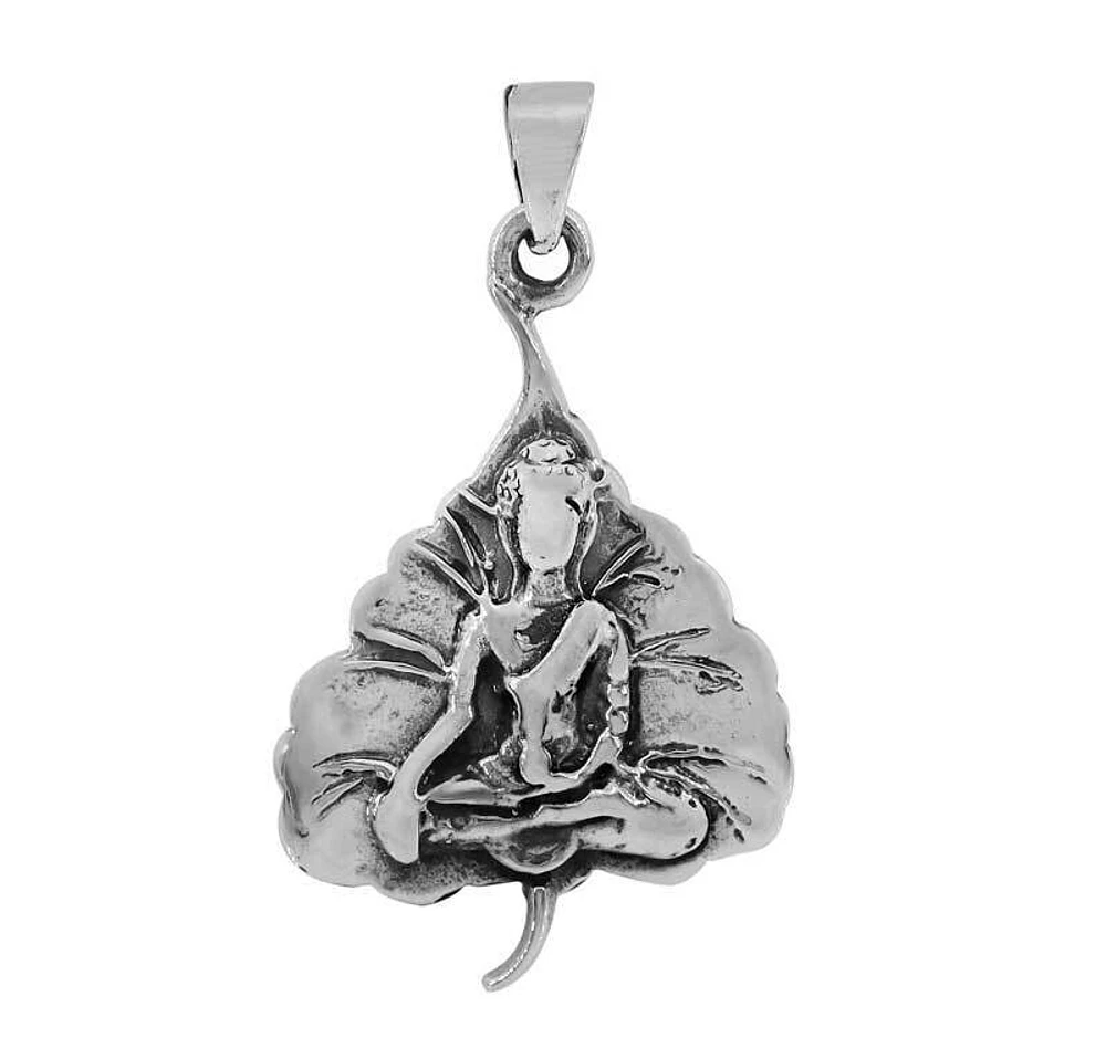 Sterling Silver, Buddha Pendant