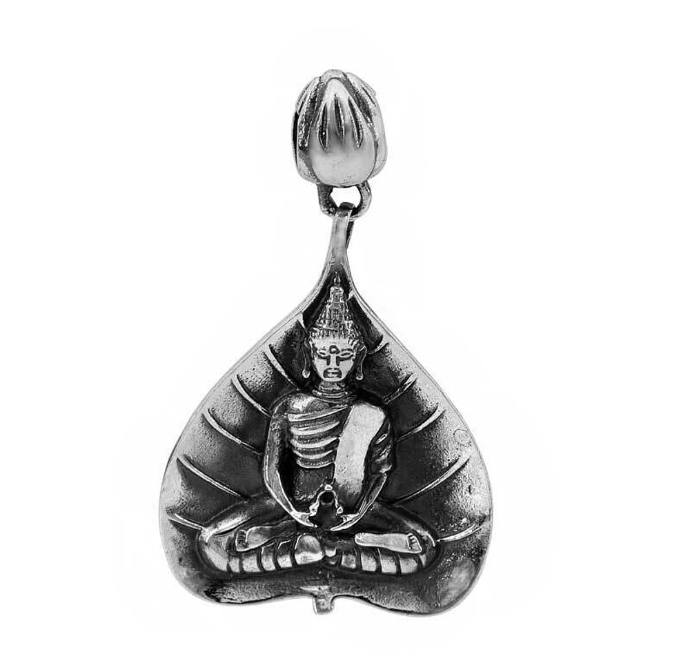 Sterling Silver, Buddha Pendant