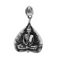 Sterling Silver, Buddha Pendant