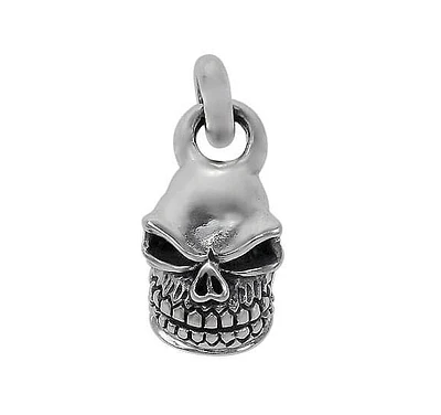 Sterling Silver, Skull Head Pendant, 18X12mm