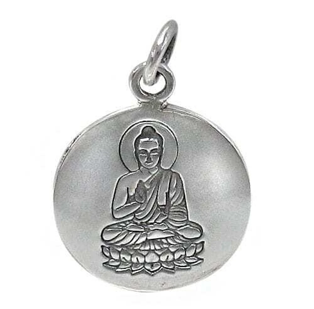 Sterling Silver Buddha Pendant