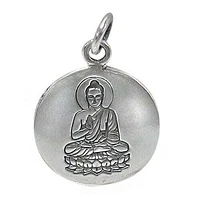 Sterling Silver Buddha Pendant