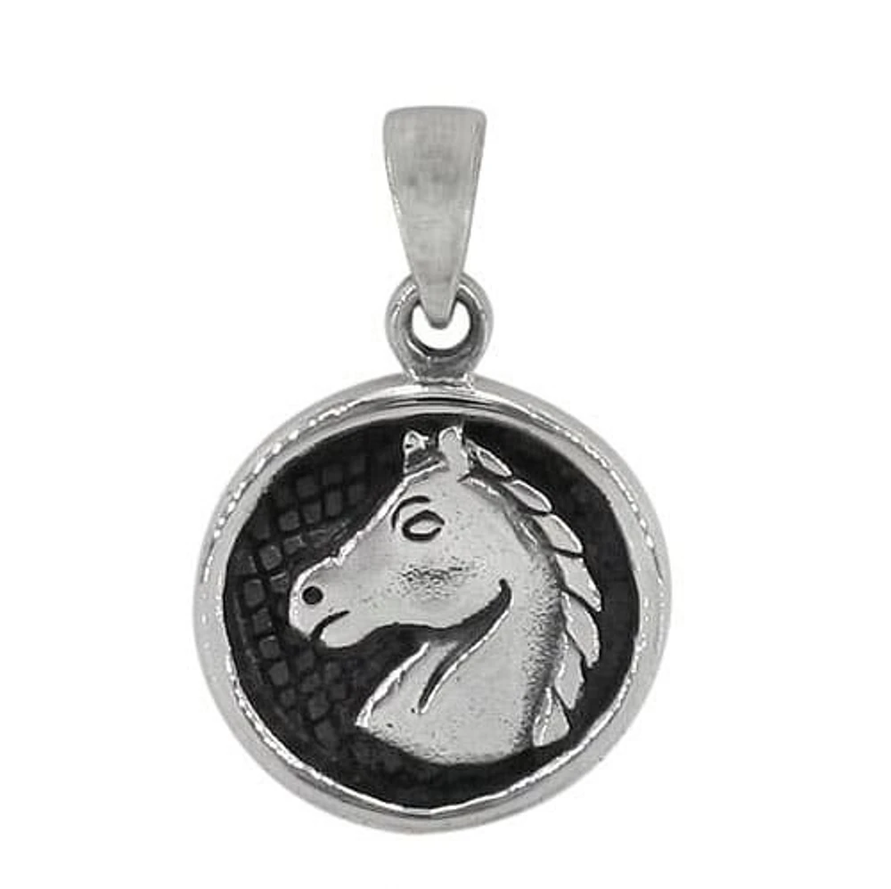 Sterling Silver, Horse Pendant