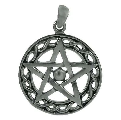 Sterling Silver Pentagram Pendant