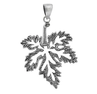 Sterling Silver Leaf Pendant