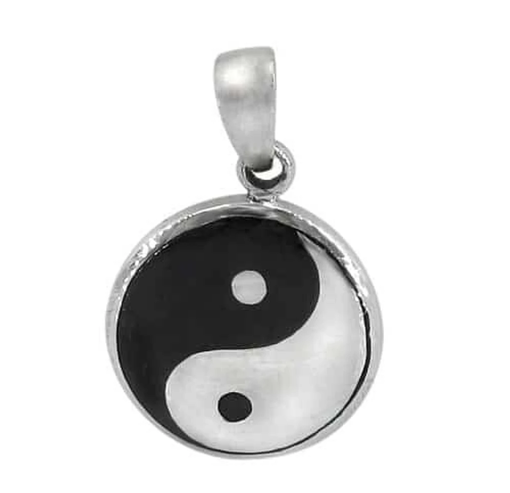 Sterling Silver Yin Yang Pendant