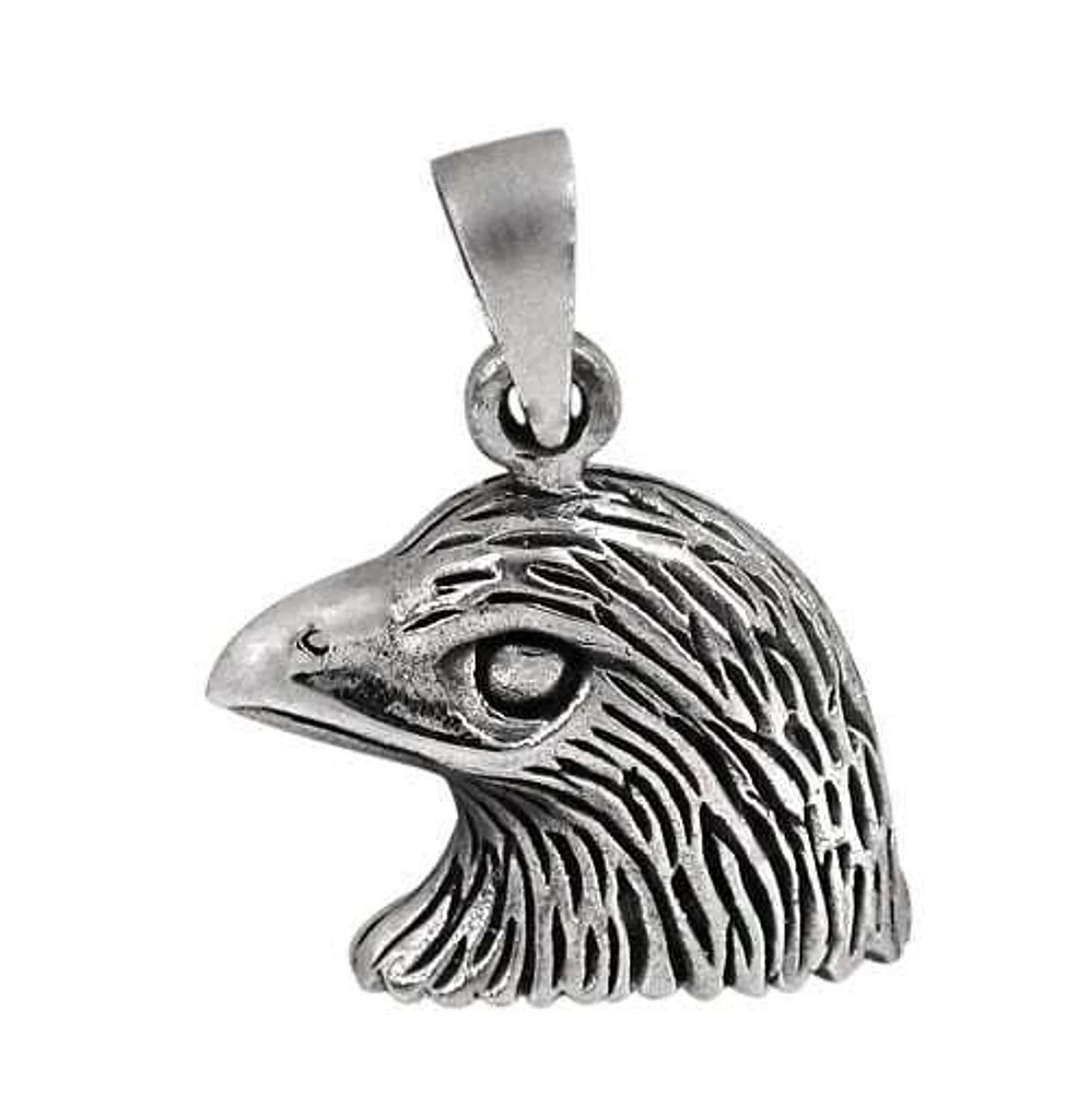 Sterling Silver Eagle Head Pendant