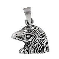 Sterling Silver Eagle Head Pendant