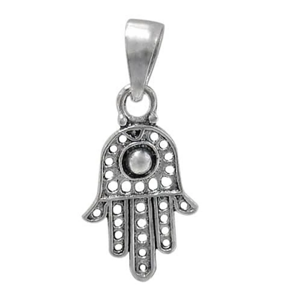 Sterling Silver Hamsa Pendant