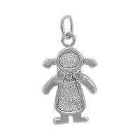 Rhodium Plated On Sterling Silver