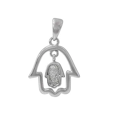 Rhodium Plated On Sterling Silver