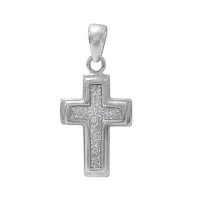 Rhodium Plated On Sterling Silver