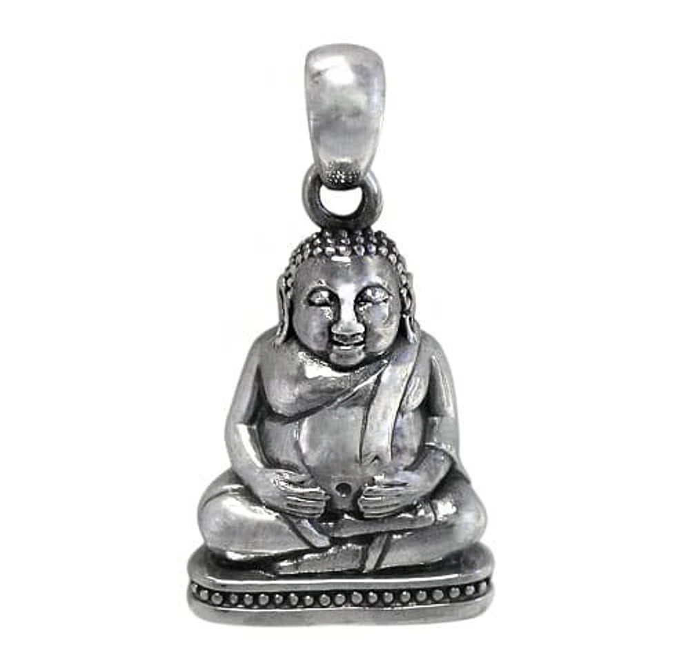 Sterling Silver Buddha Pendant