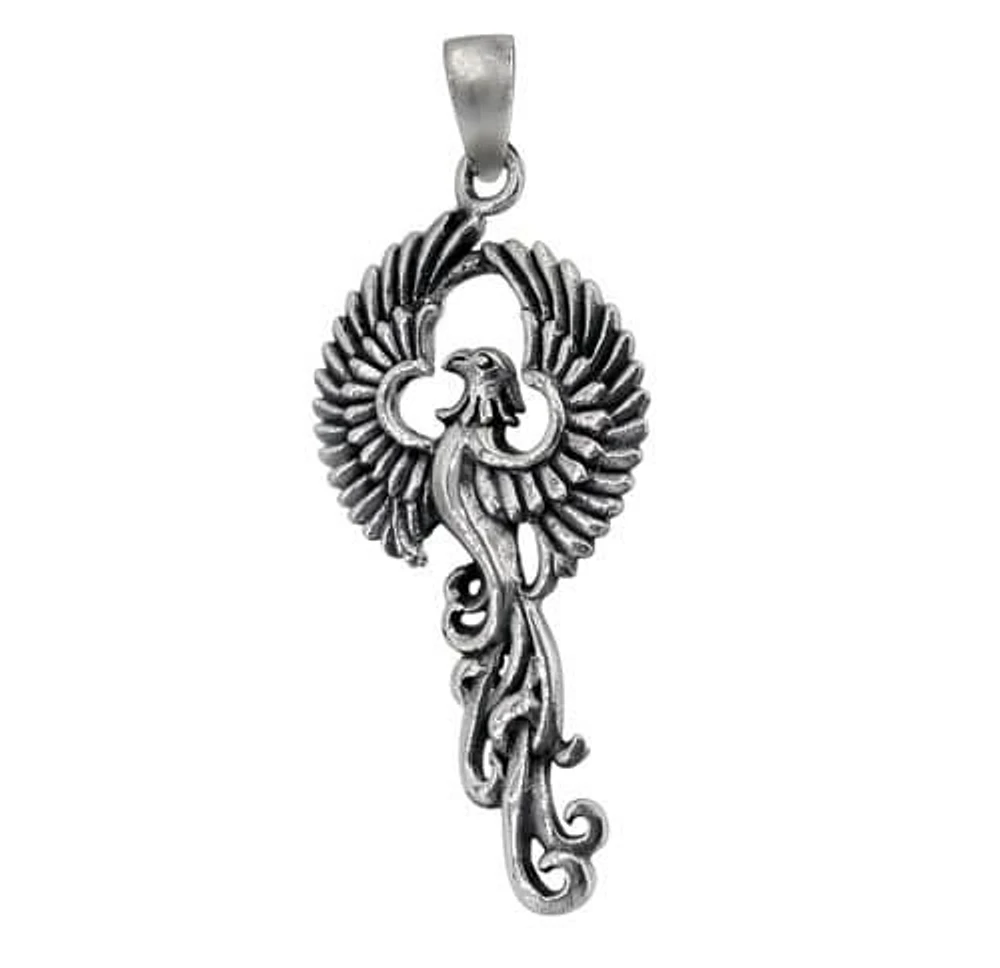 Sterling Silver Phoenix Pendant