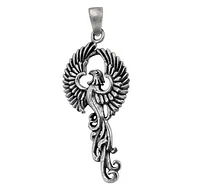 Sterling Silver Phoenix Pendant