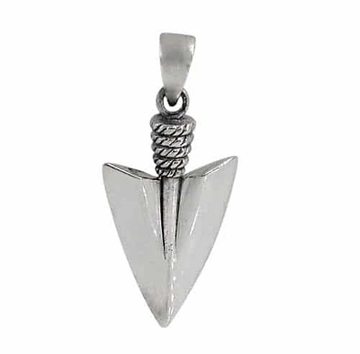 Sterling Silver Arrow Pendant, 17X28mm