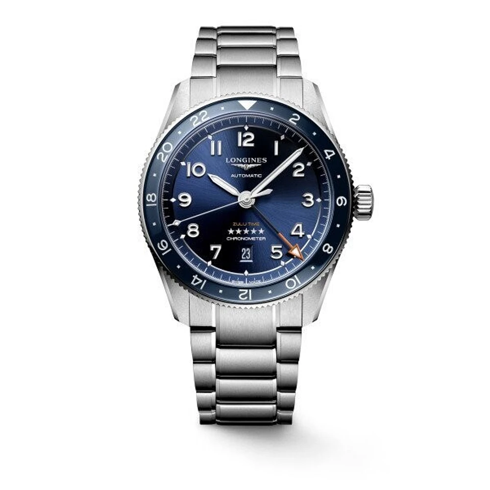 Longines Spirit Zulu Time Blue Dial 42 MM Automatic L38124936