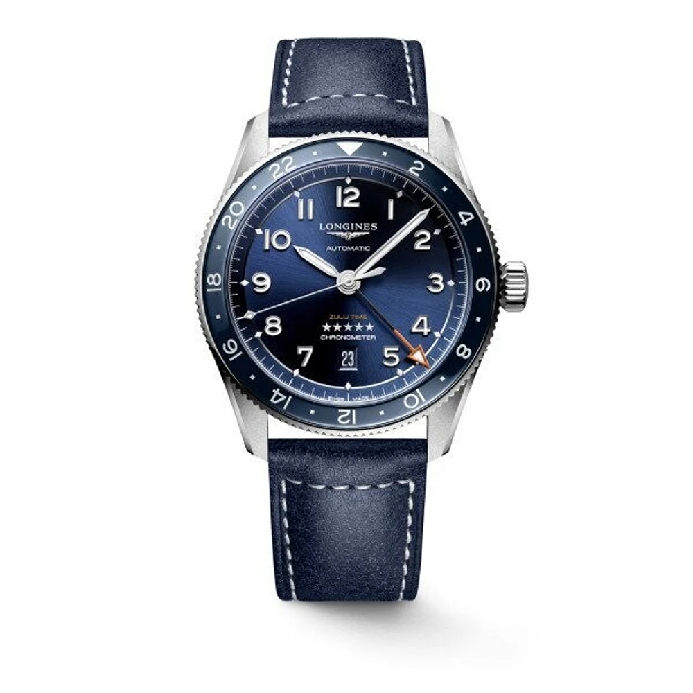 Longines Spirit Zulu Time Blue Dial 42 MM Automatic L38124932