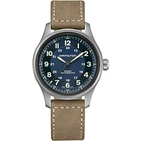 Khaki Field Titanium Blue Dial 42MM Automatic H70545540