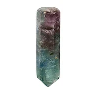 Single Point, 11X39mm Fluorite Pendant With 2mm Hole