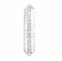 Double Point, 11X51mm Crystal Pendant With 2.5mm Hole