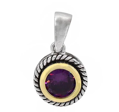 Sterling Silver With 2 Tone