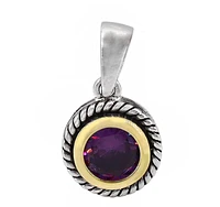 Sterling Silver With 2 Tone