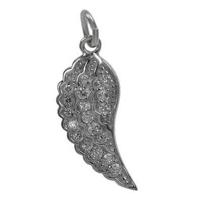 Rhodium Plated On Sterling Silver, Fancy Style