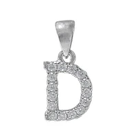 Sterling Silver With Rhodium