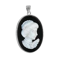 Sterling Silver Cameo Pendent