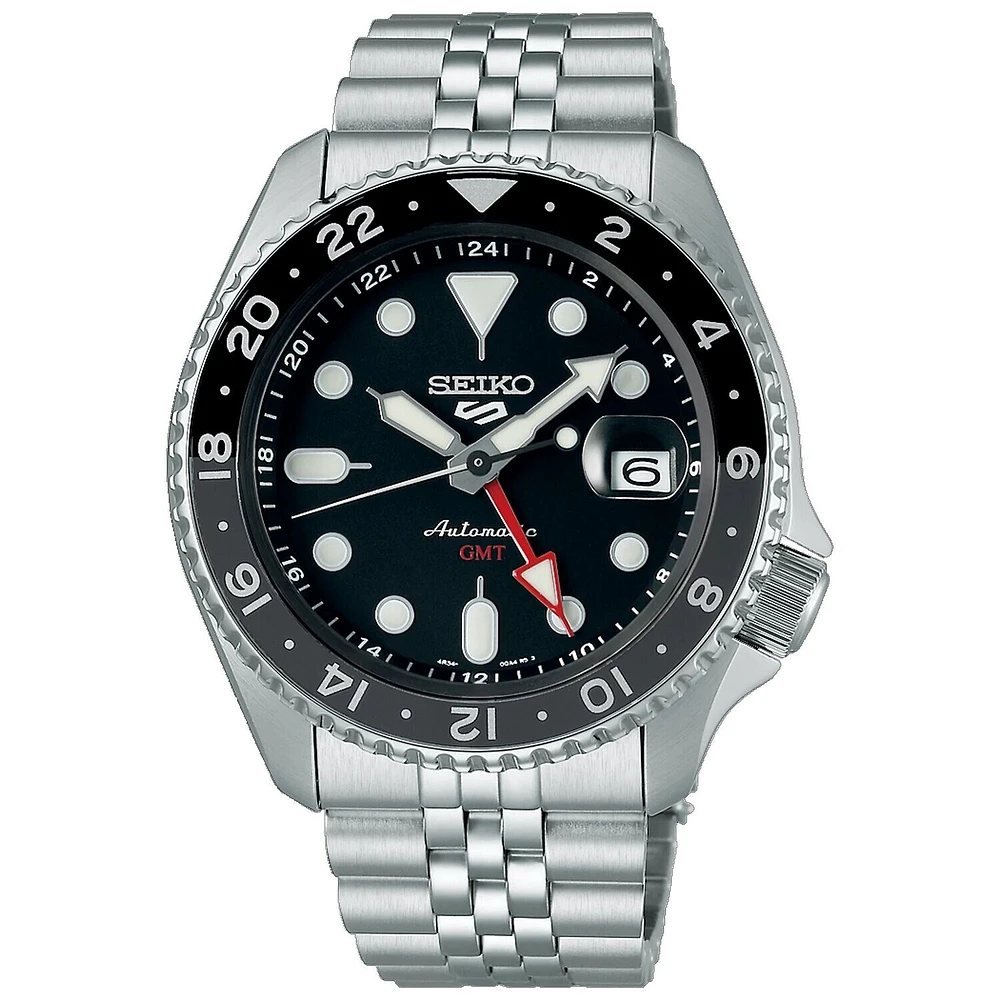 Seiko 5 Sports GMT Black Dial 43MM Automatic SSK001