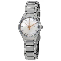 True Quartz Mother of Pearl Dial Plasma Ceramic Ladies Watch 30MM R27060902