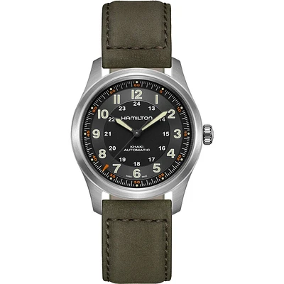 Hamilton Khaki Field Black Dial Titanium Auto 38 mm H70205830