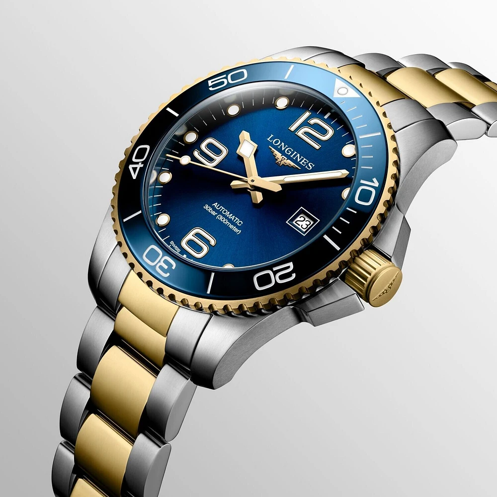 Longines Hydroconquest 43 MM Blue Dial Two Tone Automatic L37823967