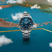 Longines Spirit Zulu Time Blue Dial 42 MM Automatic L38124936