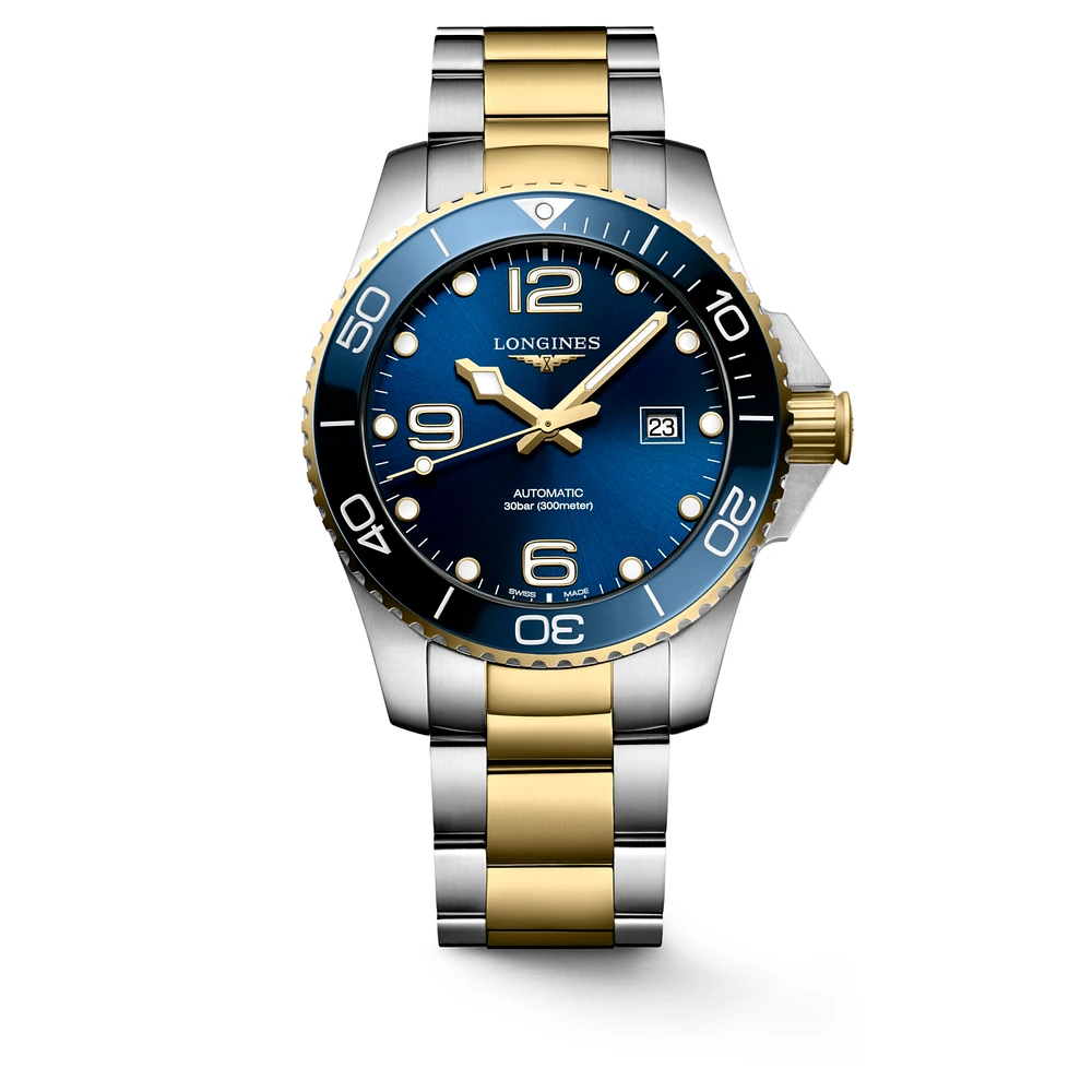 Longines Hydroconquest 43 MM Blue Dial Two Tone Automatic L37823967