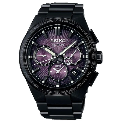 Seiko Astron Purple Dial 43MM 10th Anniversary Limited Edition Solar SSH123J1