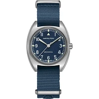 Khaki Aviation Blue Dial 36MM Pilot Pioneer Mechanical H76419941